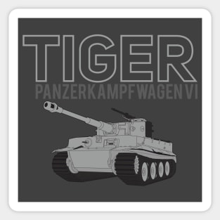 Magnificent Pz-VI Tiger Sticker